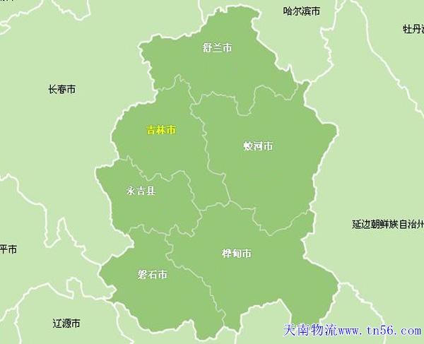 天南货运吉林市地图